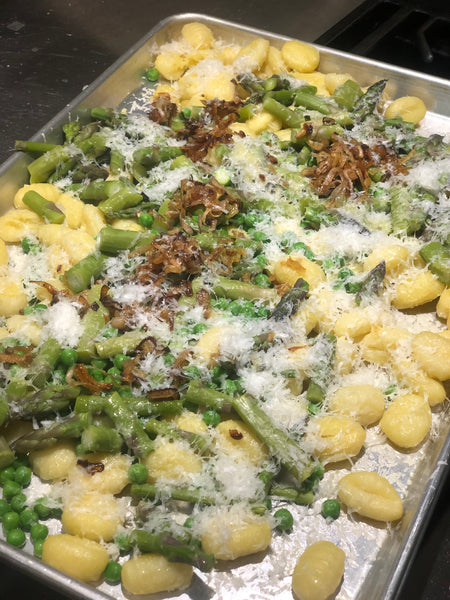 Gnocchi With Asparagus and Peas
